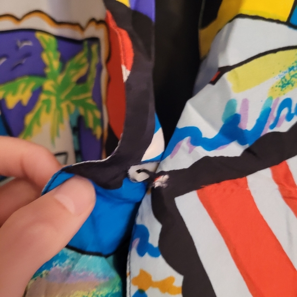 Vintage Carol Horn Workshop 100% Silk Blazer Ocean Cruise 80s - Picture 7 of 14